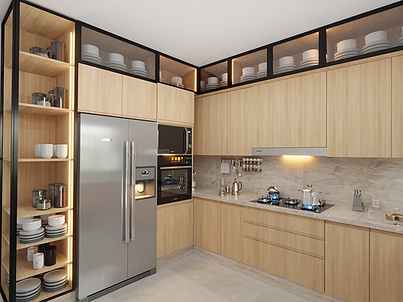 Cuisine en U — Villa Dar Bouazza