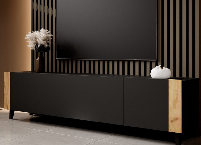Meuble TV & bibliothèque — Appartement Gauthier