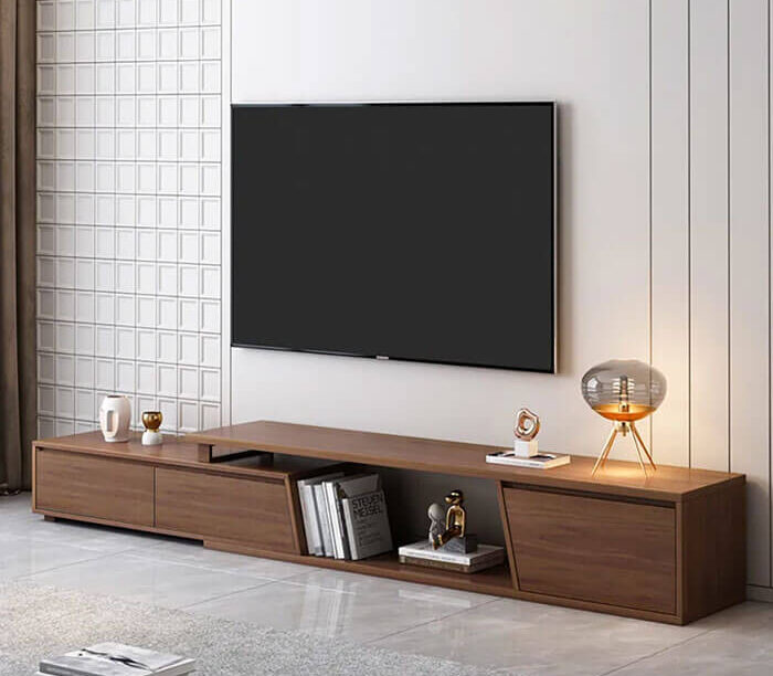 Meuble TV & bibliothèque — Appartement Gauthier