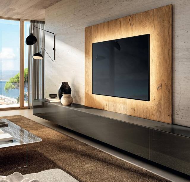 Meuble TV & bibliothèque — Appartement Gauthier